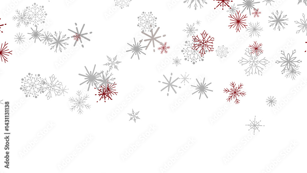 Winter Snowflakes Pattern Background Winter Snowflakes Pattern Background