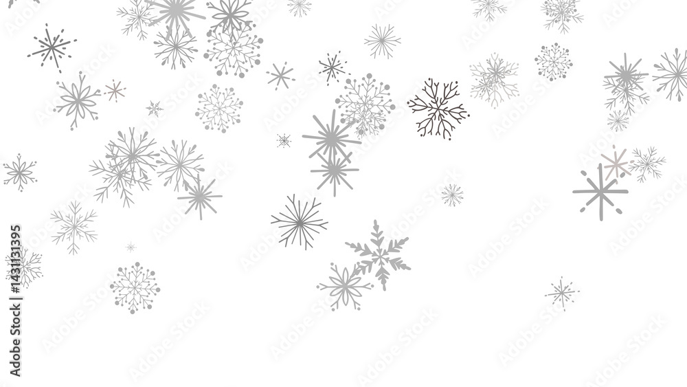 Abstract Winter Snowflakes Background Abstract Winter Snowflakes Background