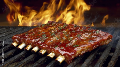Grilled BBQ Ribs