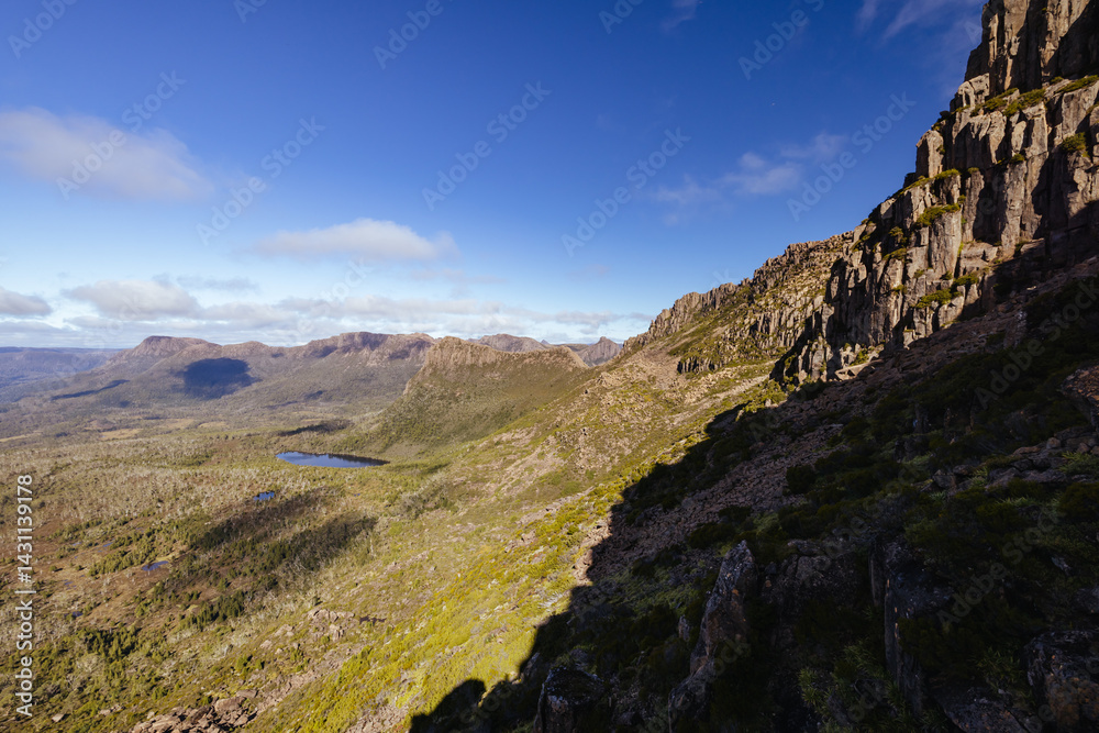 Views around Mt Ossa in Tasmania Australia