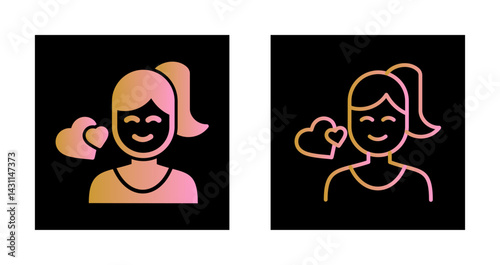 Love and Affection Icon Design