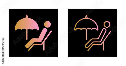 Relaxing Day Icon Design