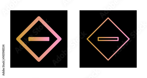Minus Sign Icon Design