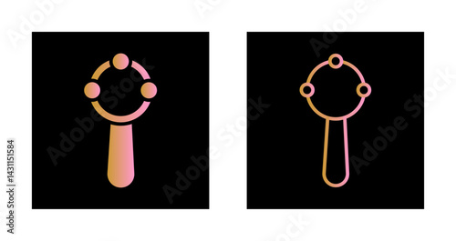 Rattles & Toys Icon Design