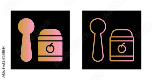 Feeding Spoons Icon Design