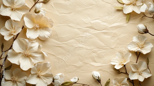 Blooming envelope soft vintage brown style