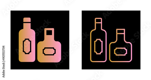Wine Collection Icon Design