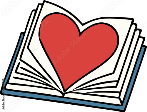 trendy book svg icon