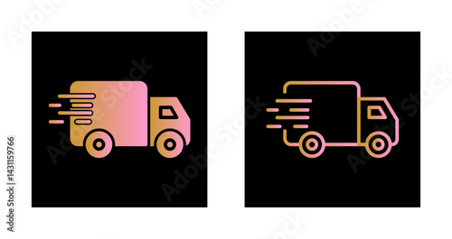 Delivery Truck Icon Design