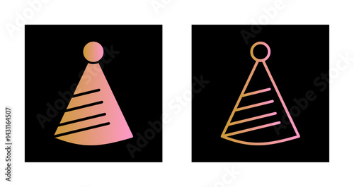 Party Hat Icon Design