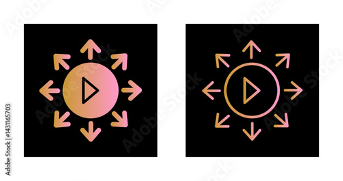 Viral Content Icon Design