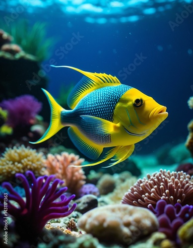 imaginary, imaginary various sea creatures