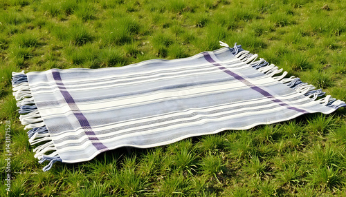 Bohemian Picnic Blanket Mockup for Outdoor Brands