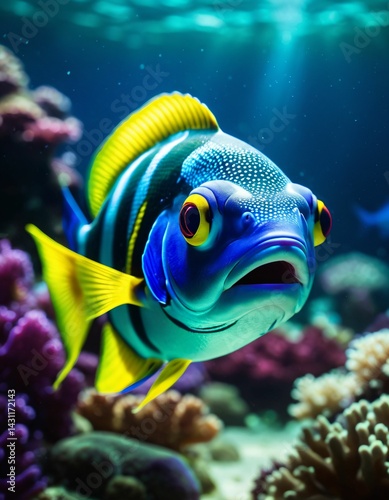 imaginary, imaginary various sea creatures