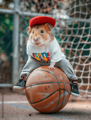 The hamster on the basketball 2