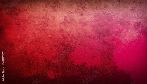 gritty grunge red and pink texture background with vignette and aged appearance generated image
