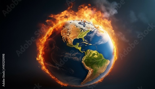 burning earth