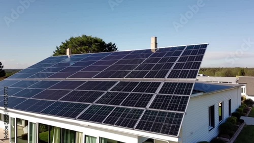 Wallpaper Mural solar panels on a roof Torontodigital.ca