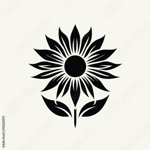 A lone flower in full silhouette, evoking peace and introspection.55