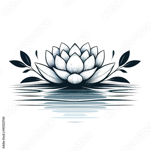 A lone flower in full silhouette, evoking peace and introspection.34