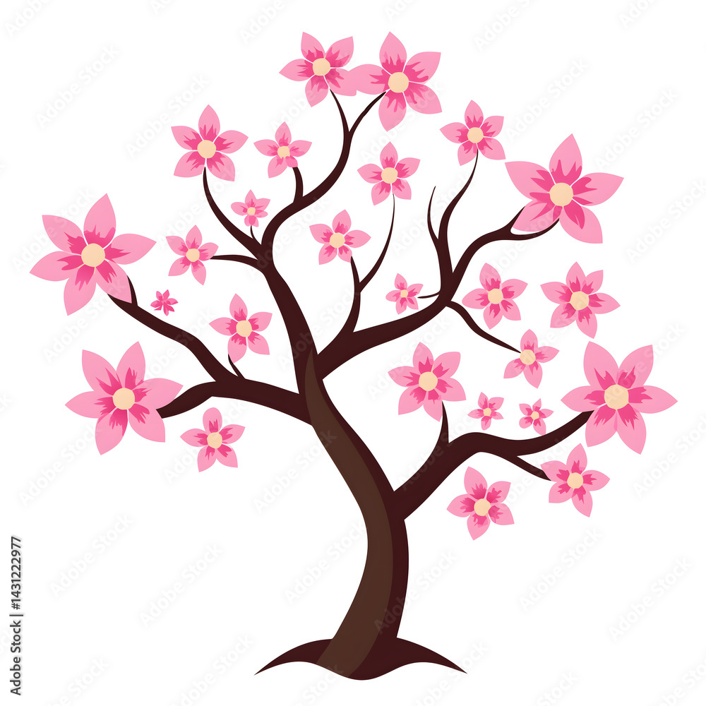 tree with pink flowers tree with pink flowers