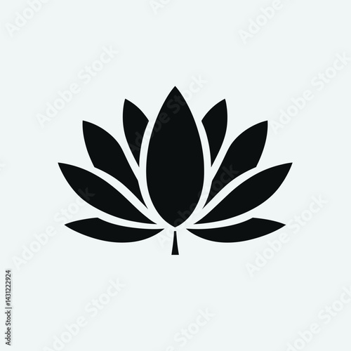 A lone flower in full silhouette, evoking peace and introspection.26