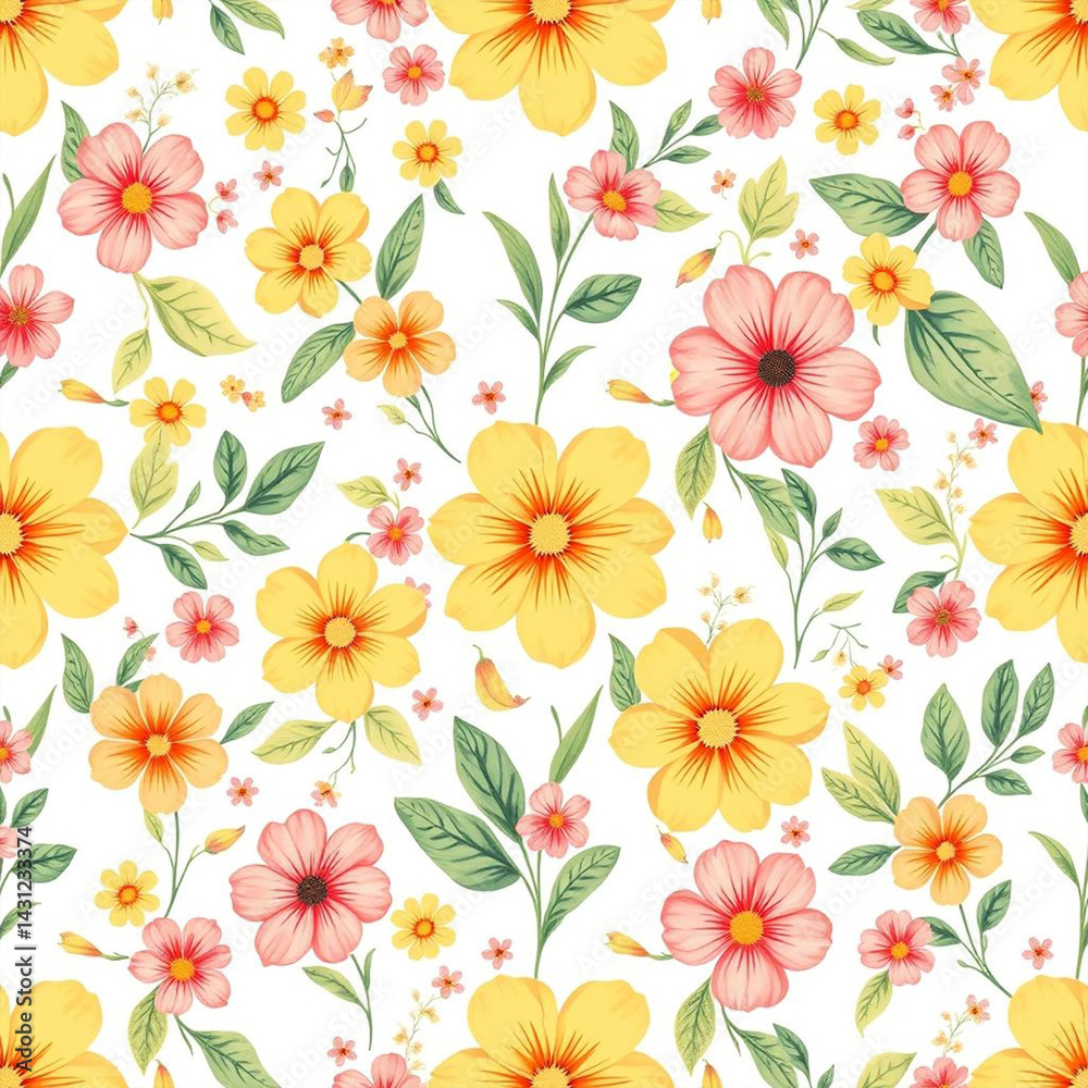 seamless pattern with flowers seamless pattern with flowers
