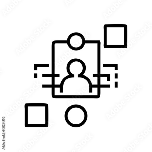 Dynamic icon creation for user profiles in innovative digital design studio