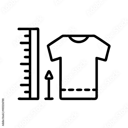 Designing iconic apparel t-shirt measurement techniques for fashion designers