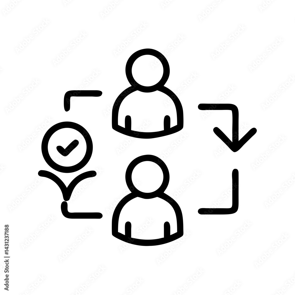 Collaboration icon enhancing team engagement office visual flowchart professional insightful Collaboration icon enhancing team engagement office visual flowchart professional insightful
