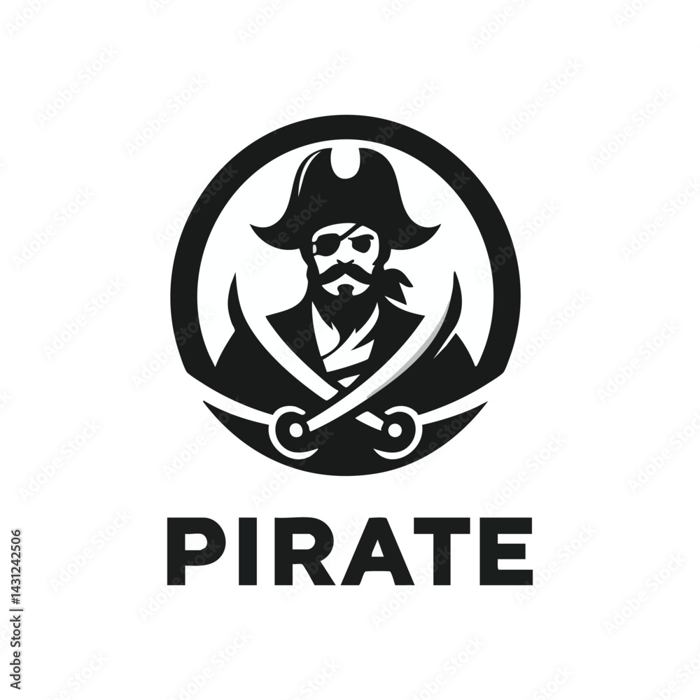 pirate logo vector illustration pirate logo vector illustration
