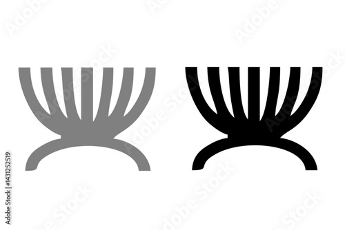Menorah icon. Element of religious culture icon