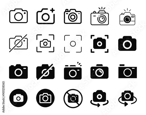 Camera Icon,Minimalist Vector Camera Icon – Perfect for Creative Projects