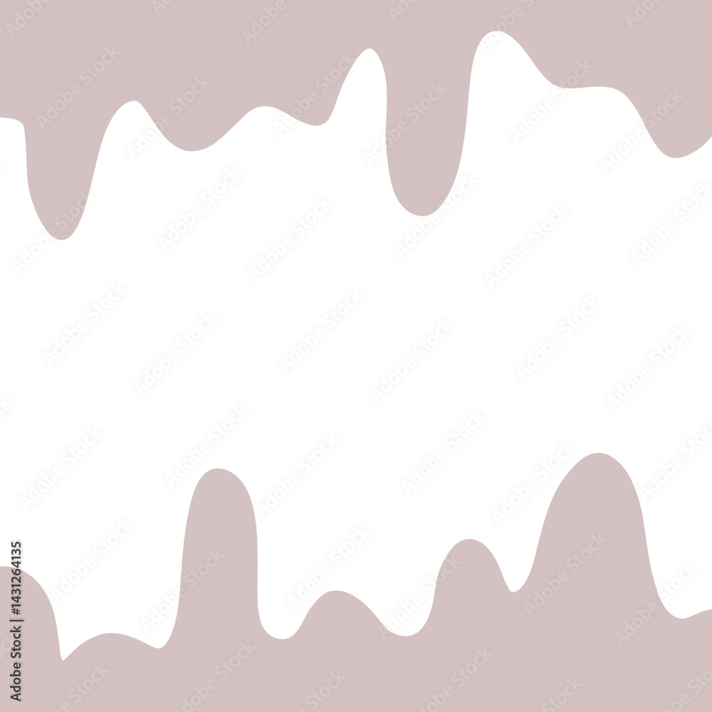 Obraz premium Minimalist abstract illustration in pastel colors. Perfect for creative backgrounds, printables, and web templates