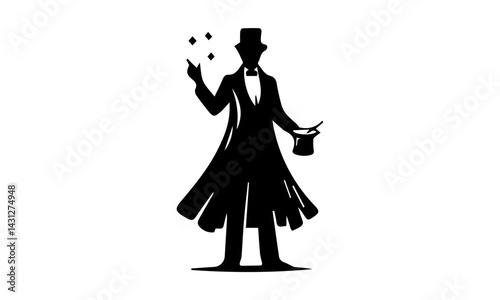 silhouette of a woman in a dress
