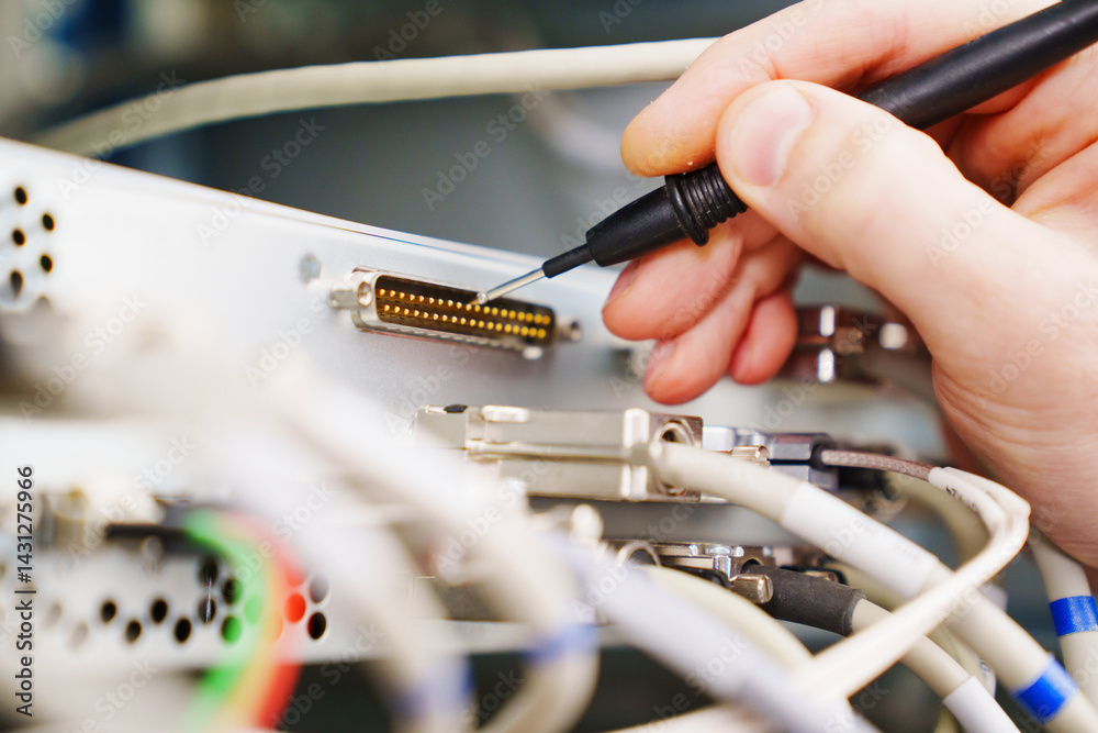 installation and start-up the electrical equipment of the Angiograph.