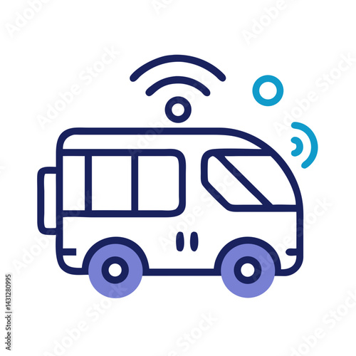 Smart RV Connectivity: An Icon of a Connected Camper Van