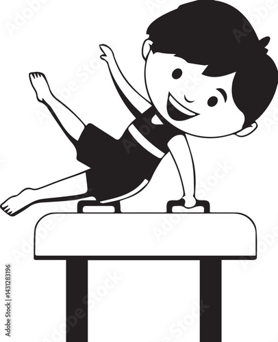 Gymnastic Silhouette images