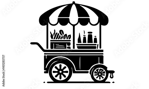 vintage carriage vector - vintage carriage vector illustration