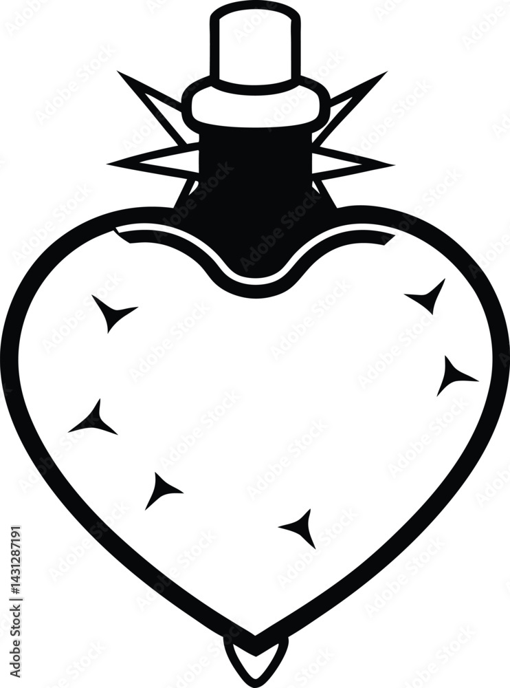 Obraz premium heart with a heart