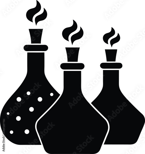 set of black and white icons