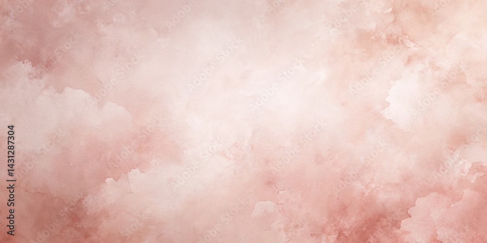Fototapeta premium Soft Pink Watercolor Background: Pastel Abstract Texture for Design Projects