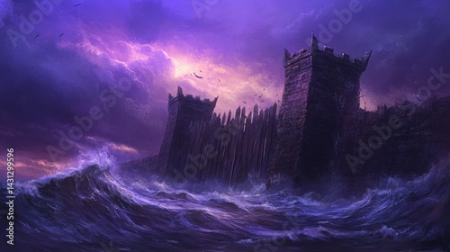 Battering Battering Twilight Moment Purple Raid Gate