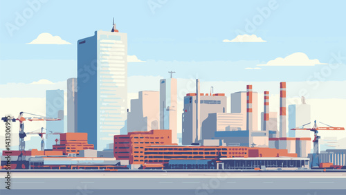 modern city skyline