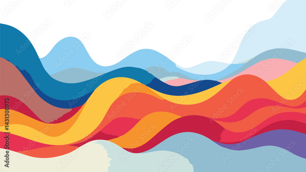 abstract background with rainbow abstract background with rainbow