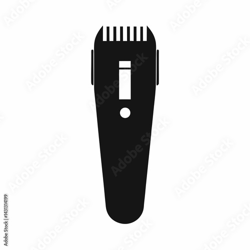 Black And White Illustration Of A Hair Clipper For Personal Grooming And Care