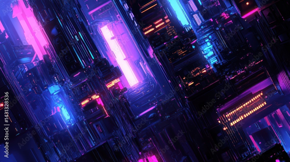 Abstract futuristic city Abstract futuristic city
