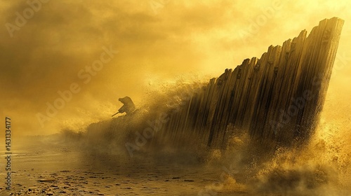 Battering Battering Tidal Overview Plain Golden Haze
