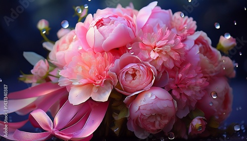 Brautstrauß aus Pfingstrosen