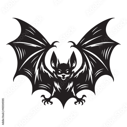Wallpaper Mural Clear and simplified bat silhouette vector, perfect for branding and icon creation – bat silhouette – bat vector – bat illustration – silhouette of bat – bat icon

 Torontodigital.ca